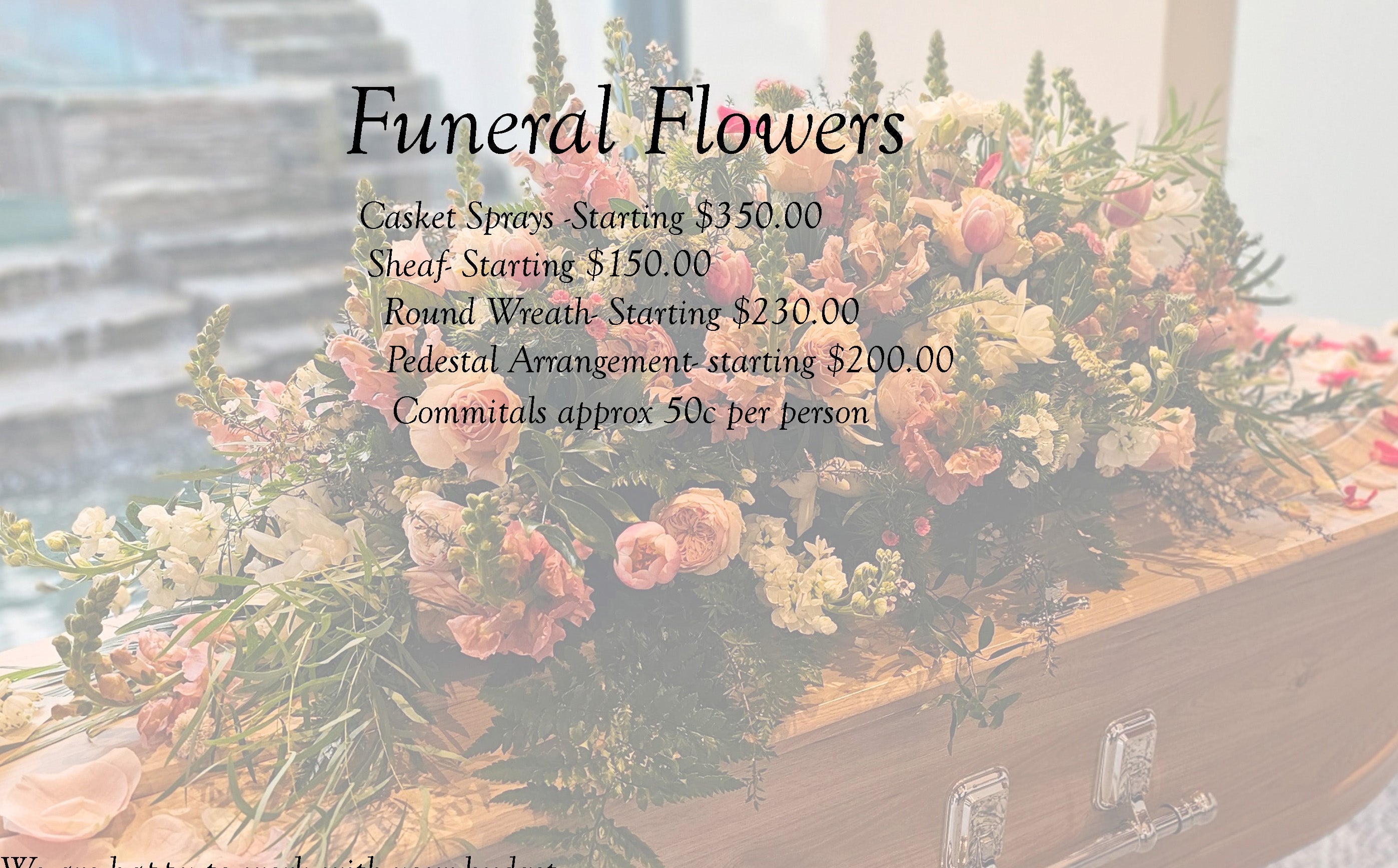 sympathy flowers
