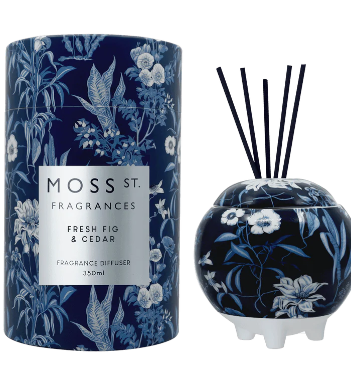 Moss St. Fragrances - Fresh Fig & Cedar Ceramic Diffuser 350ml