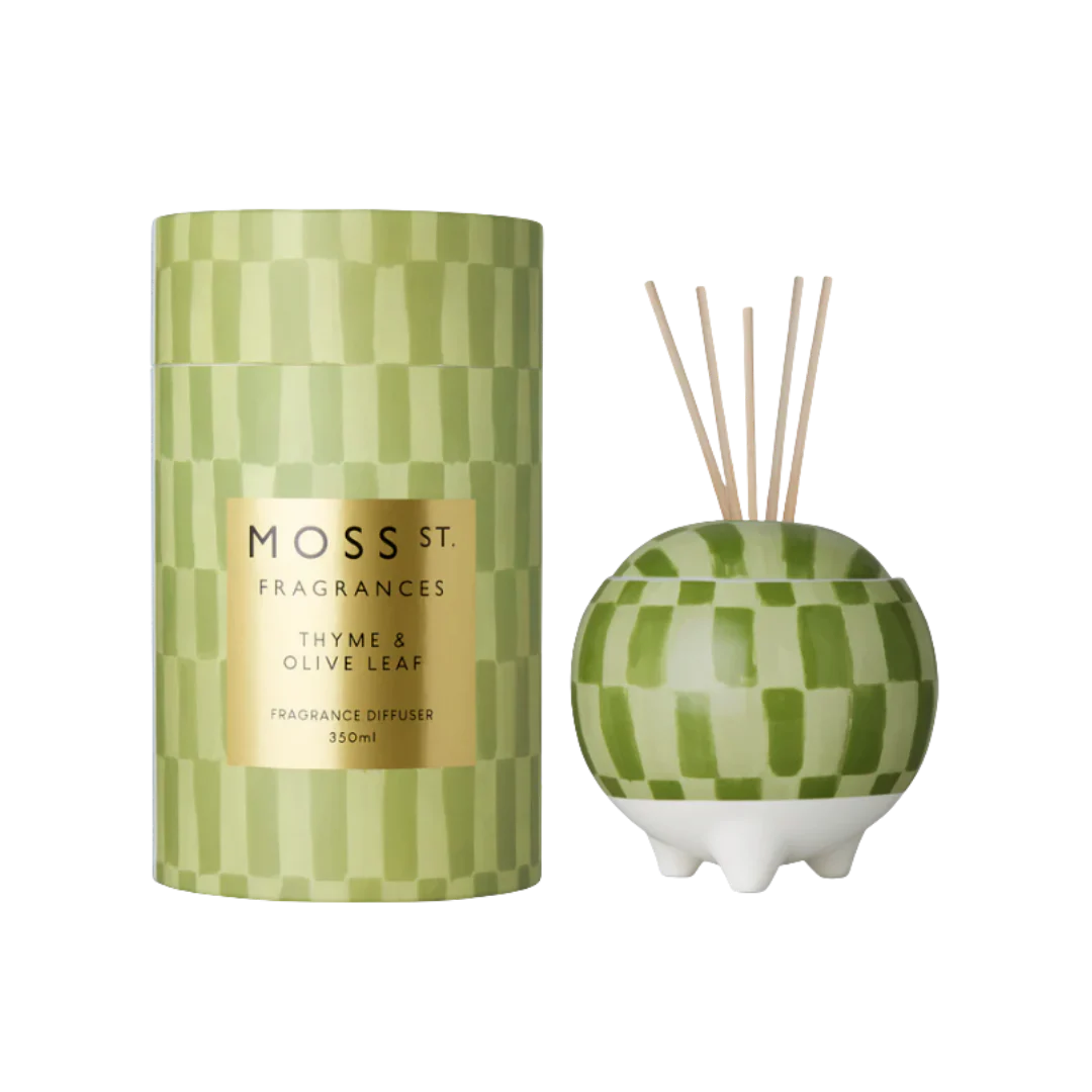 Moss St. Fragrances - Thyme & Olive Leaf Ceramic Diffuser 350ml