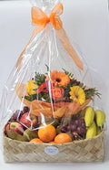 Flowers N Fruit Basket