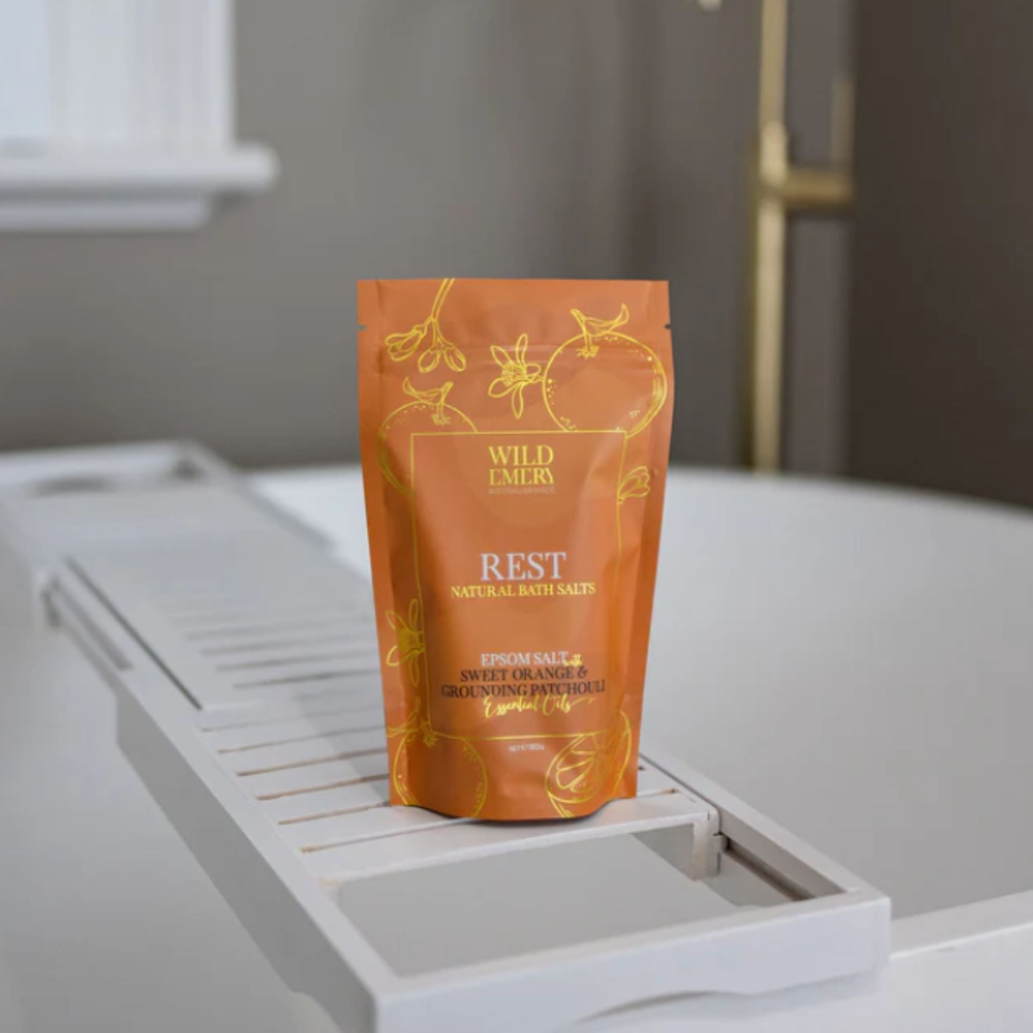 Sweet Orange And Grounding Patchouli Bath Salt