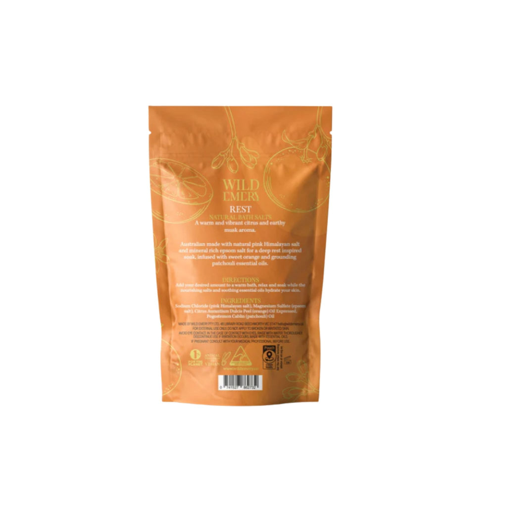 Sweet Orange And Grounding Patchouli Bath Salt