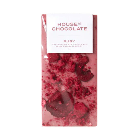 Chocolate 'RUBY' Freeze Dried Plum and Raspberry Bar