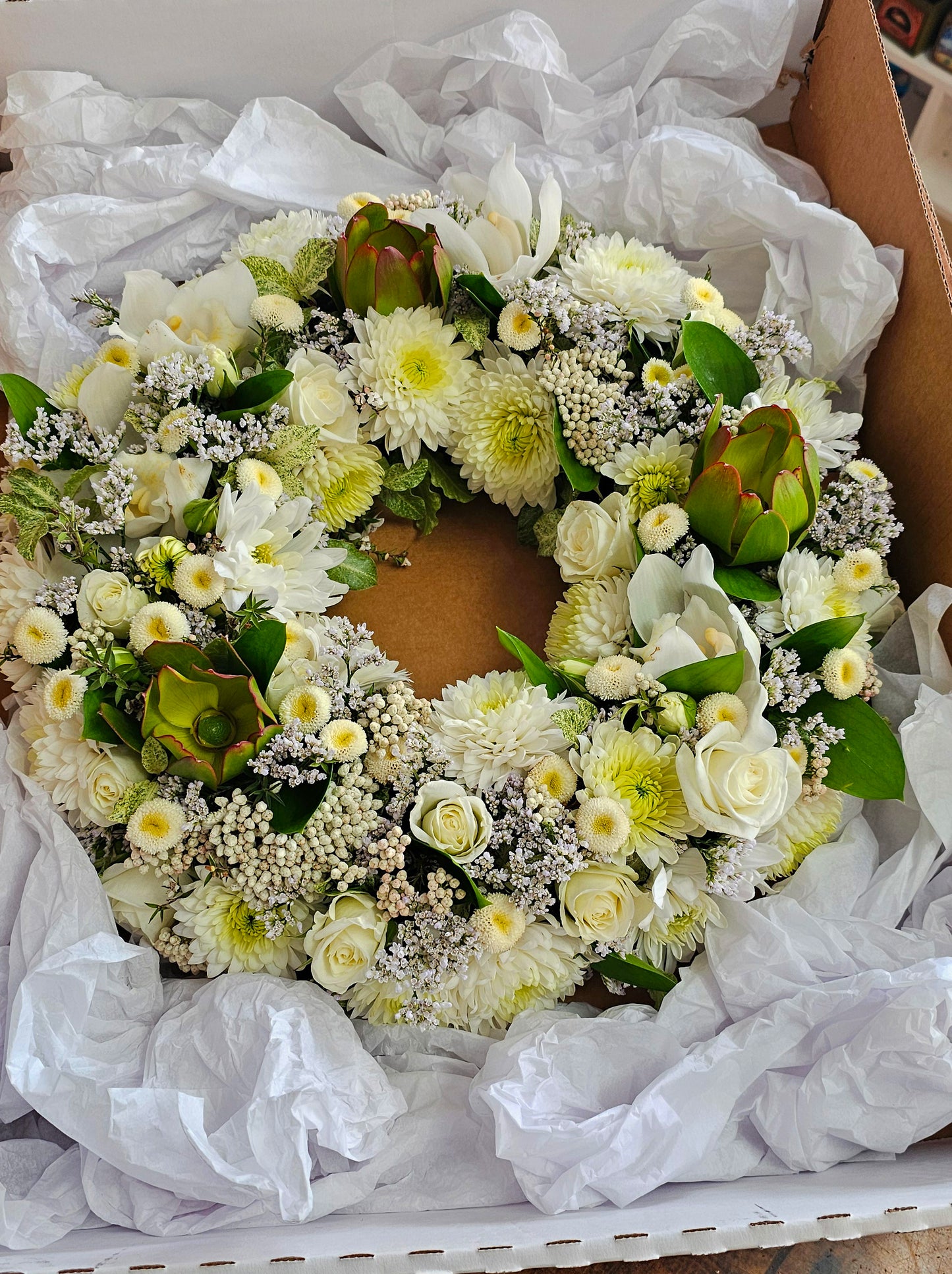 Wreaths Please Phone For Quotes, Two Days Notice Required, Starting Price